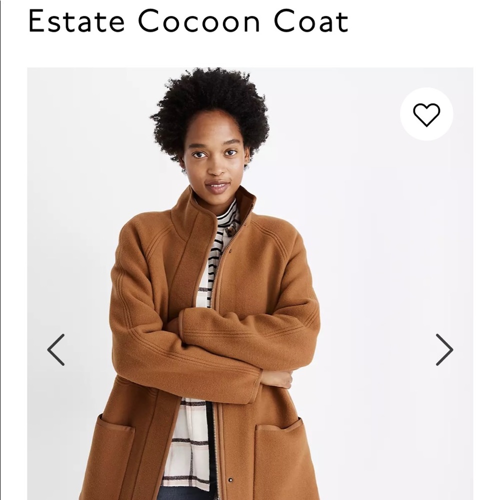 Madewell Estate Cocoon coat - Olive Green